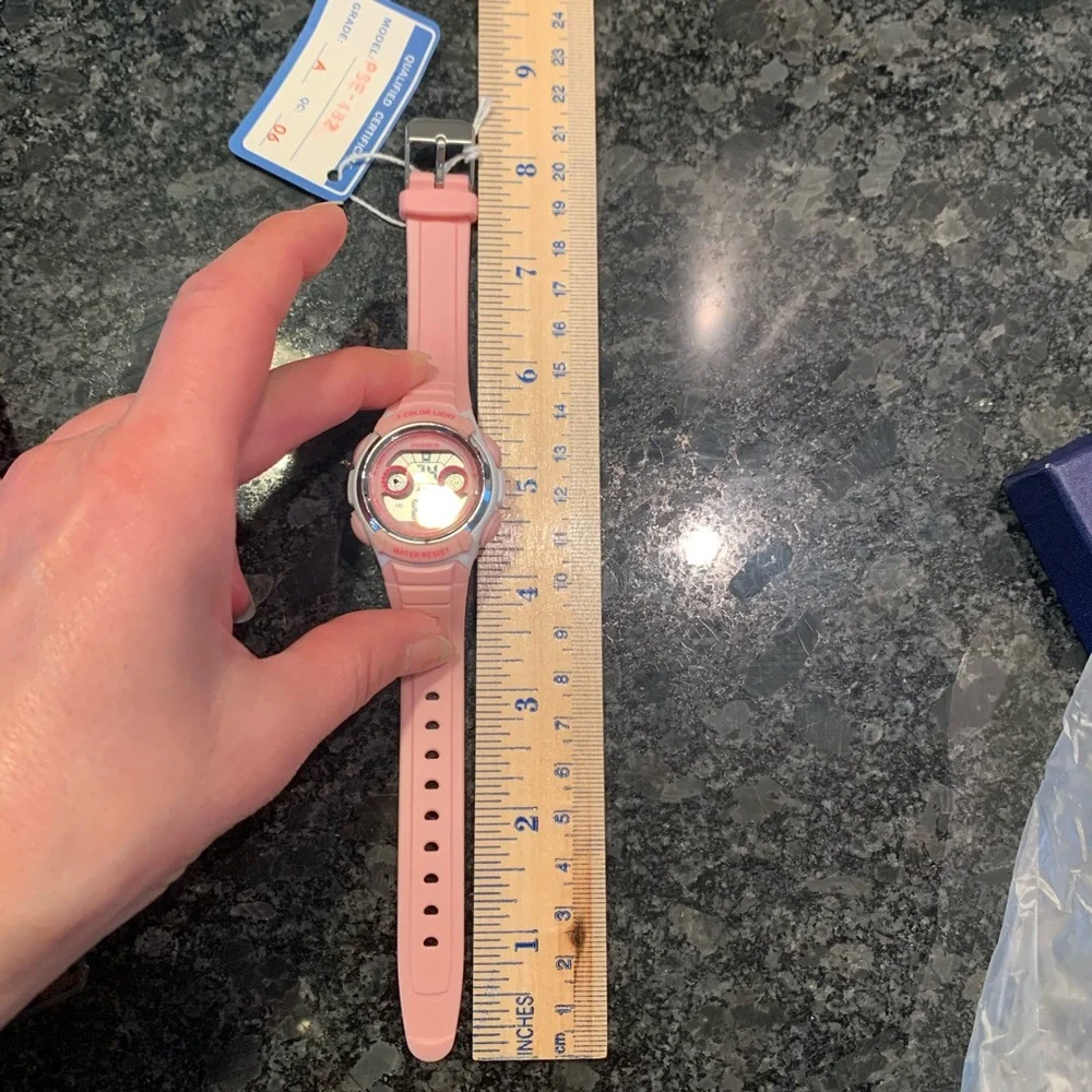 Pasnew Kids Girls Pink Digital water resistant Watch New in box